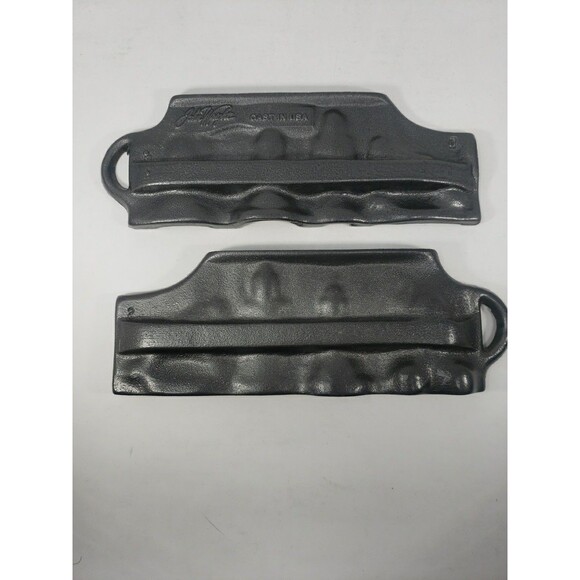 John Wright Christmas Candy Mold Cast Iron Bear Rocking Horse Snowman Soldier - Picture 11 of 16